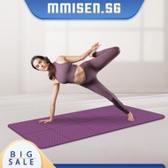 [mmisen.sg] Foldable Yoga Mat 4mm Thick Workout Mat Double Sided Non-slip for Travel Picnics