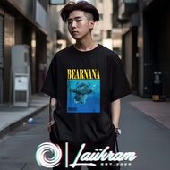 (LK63) Band Shirt Dr. Tri Rock 1 Cotton Fabric No Wrinkles Not Sagging Soft Comfortable To Wear Bear