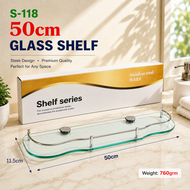 Glass Shelf Rack | Bathroom Shelf | Rack Kaca