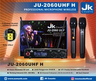 Microphone Wireless JU 2060 JK Coustic Mic Wireless JU 2060 UHF Hitam