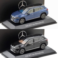 Special Offer 1/43 Benz Original Factory Car Model EQS SUV X296 New Energy Model Spark OEM