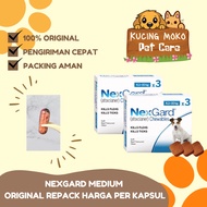 Original Repack 100% Nexgard Medium Dog (4 - 10 Kg) Original Nexgard Dog Flea Treatment/ Repack