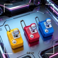 GESH Sound-generating Gearbox Toy, Decompression Sound and Light Gearbox Sound-emitting Keychain, Re