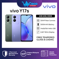 Vivo Y17s (6+6GB Extended RAM + 128GB ROM) 5000mAH Large Battery | Warranty By Vivo Malaysia