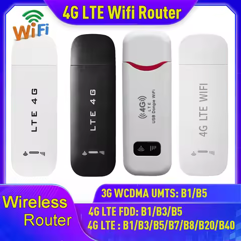 Wireless 4G WiFi Router USB Dongle SIM Card Slot Portable WIFI 4G LTE USB Modem Pocket Hotspot 8 WIF