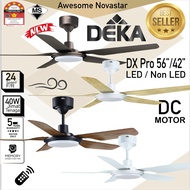 DEKA (New2025)DX56 Pro 56" / DX42 Pro 42" DC motor Remote fan 8 Speed Turbo Ceiling Fan /Kipas Silin