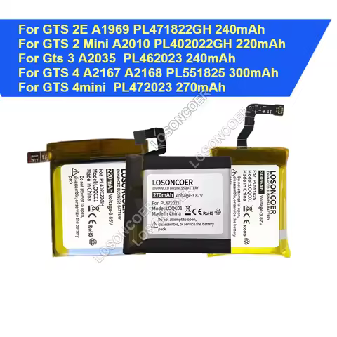 Battery For Huami Amazfit GTS 2E 3 4 A1969 A2021 A2035 GTS2 Mini A2010 A2018 PL402022GH PL471822GH P