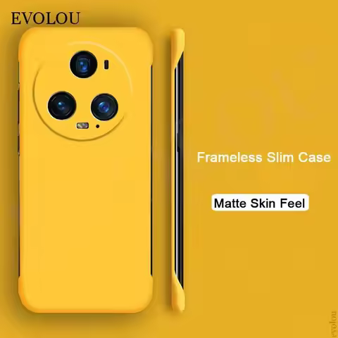 Magic 5 Frameless Slim Skin Matte Cover Case for Honor Magic 5 Pro 5 Lite Magic 6 Pro 4 Lite 5G 7Pro