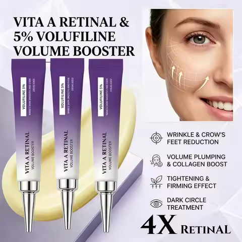 Vita A Retinal Volume Booster Serum 5% Volufiline 4X Retinoid Eye Cream Anti Aging Wrinkle Remover P
