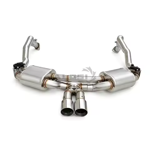 For Porsche 981 Boxster S Cayman S 3.4 2012-2016 Stainless Steel Catback Exhaust with Valve Control 