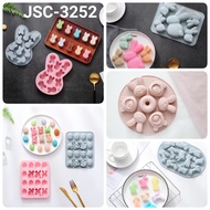 GR-JSC-3252 Silicone mold chocolate cake pudding donut rabbit panda bear (SILICON MOLD)