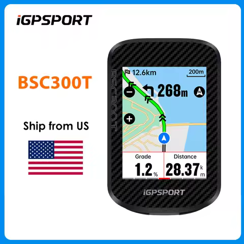 iGPSPORT BSC300T Touch-screen Bike Computer Global Colorful Map Wireless Cycling Computer Support E-