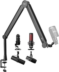 IXTECH Premium Microphone Boom Arm with Desk Mount, 360° Rotatable, Fully Adjustable, for Podcast, Video, Gaming, Radio, Studio, Recording, Sturdy and Universal VALIANT Model