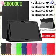 SHOUOUI Smart  Professional Flip Stand PU Leather Protective Shell for Huawei MediaPad M5 8.4/10.8 T3 T5 10