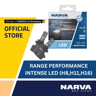 NARVA Germany H8/H11/H16 Range Performance LED Bulbs Set (12V/24V/24W) 12months local warranty
