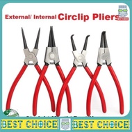 External / Internal 7" Circlip Pliers Bent nose / Straight mouth Spanar buka klik Playar buka klik