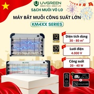UVGREEN Smart Mosquito, Fly and Insect Catcher KM420, KM430, KM440 – Capacity 20-40W, Effective Up t