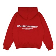 House of Smith Bdg Men's Hoodie Sweater - Hos Essential Red