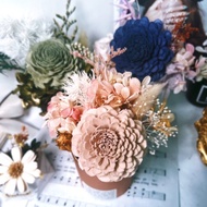 擴香花桶 可噴香水 香氛花盆栽 辦公室盆栽 居家香氛 索拉花 擴香