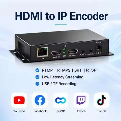 ORIVISION H.265 HDMI Video Encoder 1080P SRT RTMP RTMPS Streaming for YouTube Facebook Live Stream I