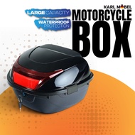 GSB Box Motor Motorcycle Givi Top helmet Box Trunk 47L Motorsikal Kotak motorcycle accessories Stora