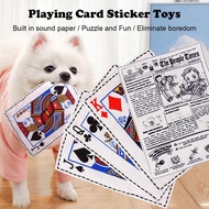 Sound Paper Bite Toy Simulation Playing Card Newspaper Pet Toy Durable Voice Dog Toy E7n9
