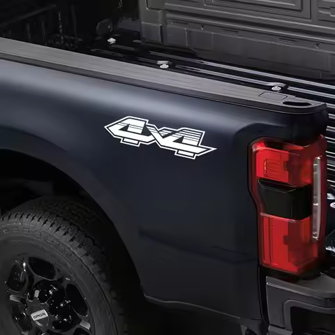 Car 4X4 Stripes Sticker Pickup Truck Decor Deccal For Ford F150 Toyota Hilux Isuzu Dmax Dodge RAM GW