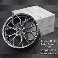 Brixton RF10 Radial Forged 22" Wheels for Range Rover Sport Vogue Defender BMW X5 F15 X6 F16