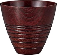 Maeju Lacquerware MORI Shochu Cup, Red, 9.5 fl oz (280 ml), 7K-515