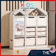 THE Small House Design Kids Toy Storage Cabinet Child Utility Bookshelf Storage Rack