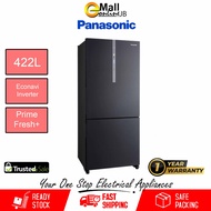 Panasonic 2-Door Refrigerator NR-BX421BPSM (Silver) | NR-BX421WGKM (Black) | NR-BX421WGWM (White) Bottom Freezer Fridge