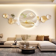 New LED Running Hydroponic High-End Hanging Painting Bedside Bedroom Stone Painting Hanging Painting