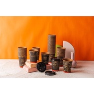 [50 PCS] 6.5 OZ COFFEE CUPS 8 OZ PAPERCUP KRAFT BROWN COFFEE 6.5OZ 8OZ/S