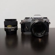 Nikon FG + 50/1.4 + 35/2