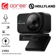 HOLLYLAND LYRA 4K WEBCAM – UHD 4K USB CAMERA WITH ULTRA-VOICE MIC, AUTO FOCUS, WIDE ANGLE, PLUG & PL