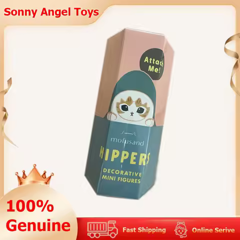 Original Sonny Angel Hippers Mofusand Cats Series Mystery Blind Box Action Decorative Mini Figures T