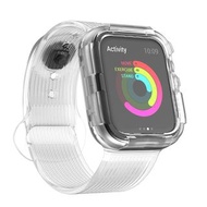 🎉 磨砂透明軟膠保護套一體錶帶 Sand Clear Soft TPU Case + Band for Apple Watch series 1 - 6 / SE