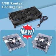 USB Router Fan WiFi Router Wifi Modem Cooling Fan  TV Box Router Cool Cooler Fan Modem Cooler Shelf