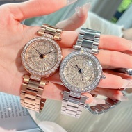 Manufacturer Supply scottie9650b New Style Large Dial Poetry Godi Steel Band Women's Watch Full Diam