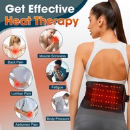Wireless LED Red Light Elastic Waist Support Belt Wireless Therapy Device Timed Heating Treatment Wa
