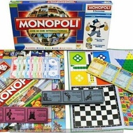 Monopoly 5 in 1 Monopoly Halma Snake Ladder Ludo Chess