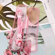 ชุดช้อนและส้อม Sanrio Kuromi