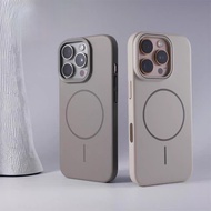 Ultra Thin PC Magnetic Matte Phone Case for iPhone 17 16e 16 15 14 13 12 11 Pro Max Casing Shockproo