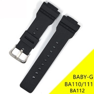Strap For Casio G SHOCK BABY-G BA110 BA111 BA112 Watchband Bracelet Waterproof Soft PU Watch Band Be
