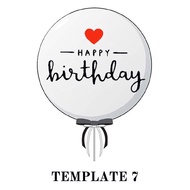 Sticker Balloon Foil/Latex/Bobo Balloon - Pattern 7