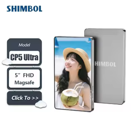 SHIMBOL CP5 Ultra 5" FHD Touch Screen for Selfie Photography Mini Monitor with Magsafe Compatible wi
