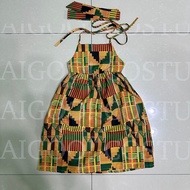 United Nations Africa Girl Costume for Kids UN Dress Cosplay for Girls Nigeria Ghana Angola