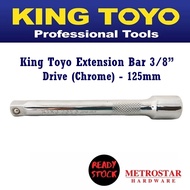 King Toyo Extension Bar 3/8” Drive (Chrome) - 125mm