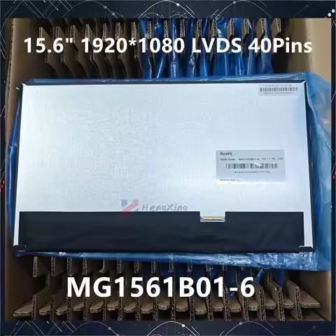 Original MG1561B01-6 LCD Screen Panel 15.6 inch 1920x1080 FHD IPS LVDS 40 Pins