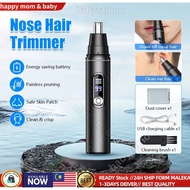 NEW LED Display Rechargeable Nose Trimmer Men Trimmer Nose Razor Shave Nose Hair Trimmer Electric No